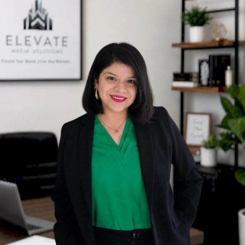 Ana Gutierrez, Founder & Creative Director of Elevate Marketing Studio LLC